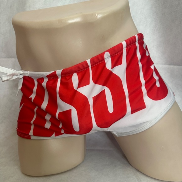 Aussiebum Square Cut Swimsuit XL Gently worn 80% nylon/20% spandex Fully lined - Picture 4 of 6